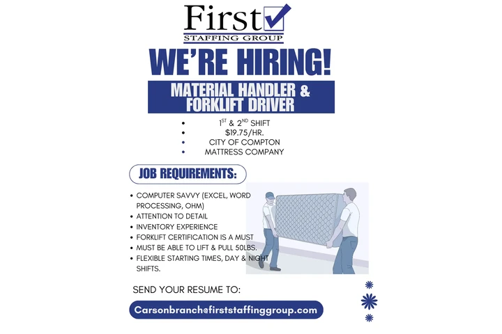 MATERIAL HANDLER & FORKLIFT image 1