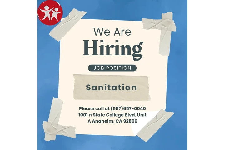Now Hiring Sanitation! image 1