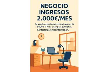 NEGOCIO RENTABLE 2.000$/MES en Los Angeles