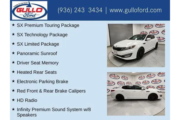 $12991 : Kia Optima 2013 SX 4dr Sedan image 10