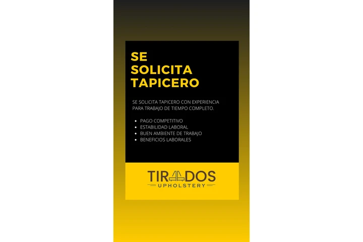 SE SOLICITA TAPICERO image 1