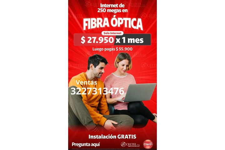 Claro internet 250 megas image 1