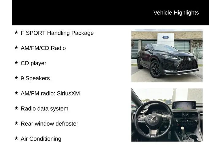 $37995 : Lexus RX 350 2022 AWD F SPOR image 4