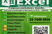 Clases de excel a domicilio en Mexico DF