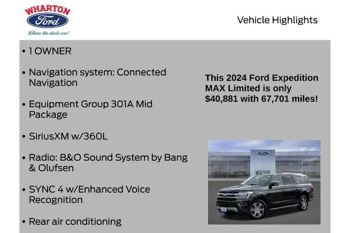$39986 : Ford Expedition MAX 2024 4x2 image 5