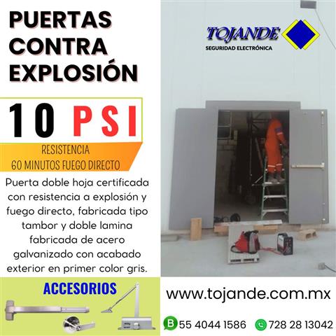 PUERTAS ANTI EXPLOSIÓN TOJANDE image 2