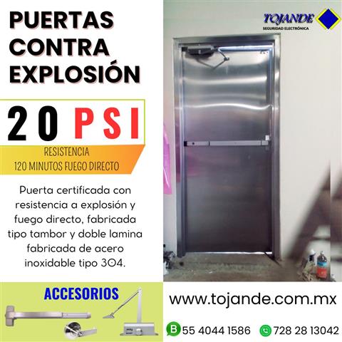 PUERTAS ANTI EXPLOSIÓN TOJANDE image 4