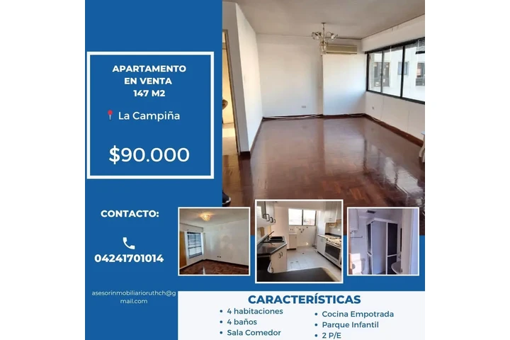 $90000 : venta apto, 147 m2 La Campiña image 1