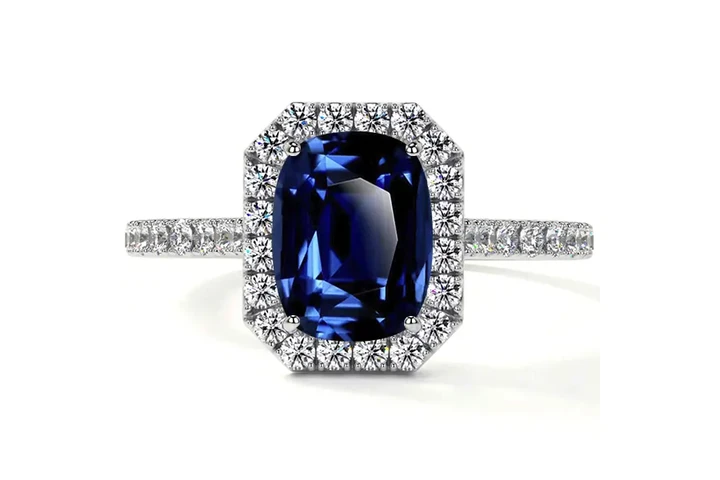 $2705 : Tanzanite Wedding Rings image 1