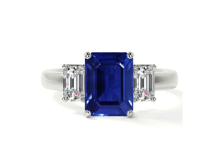 $16876 : Three Stone Ring image 1