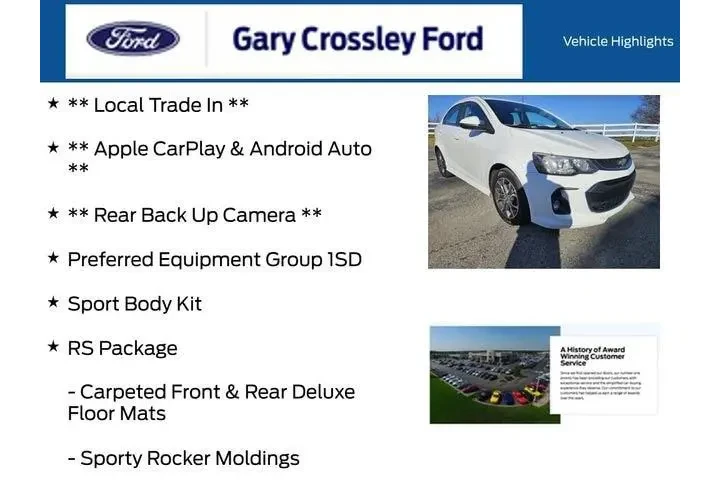 $8000 : Chevrolet Sonic 2017 LT Auto image 6