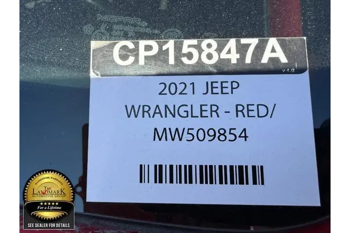 $22385 : Jeep Wrangler Unlimited 2021 image 5