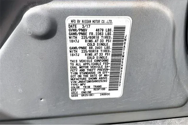 $11740 : Nissan Rogue 2017 AWD S 4dr image 6