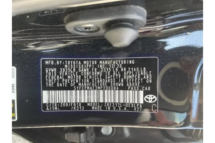 $14481 : Toyota Corolla 2021 LE 4dr S image 5