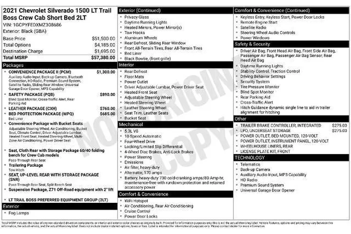 $38187 : Chevrolet Silverado 1500 202 image 3