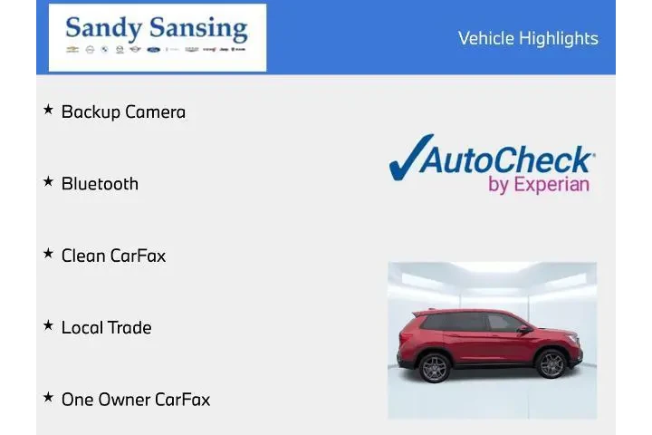 $29844 : Honda Passport 2023 AWD EX-L image 7