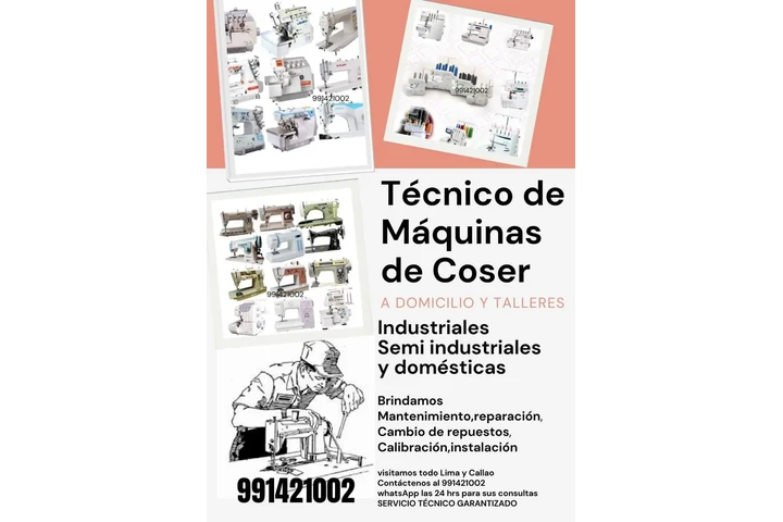 Técnico de máquinas de coser image 1