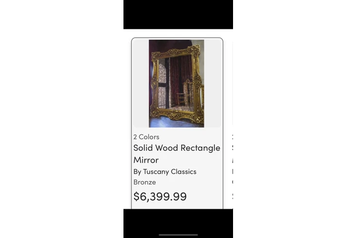 $1500 : Espejo grande de lujo image 2