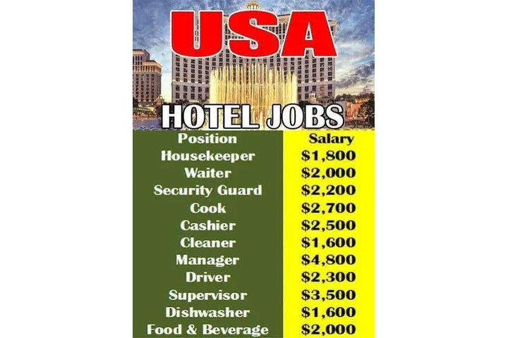 Good hotel workers needed image 1