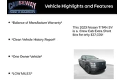 $36849 : Nissan Titan 2023 4x4 SV 4dr thumbnail