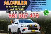 ALQUILER DE CAMIONETAS 4X4 en Lima