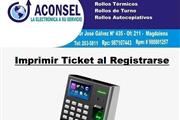 Imprimir Ticket al Registrarse en Lima