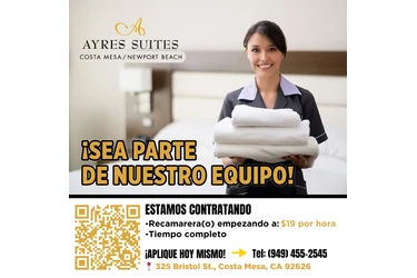 Se busca recamarera(o) en Orange County
