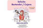 CAJERA/ BARTENDER en Los Angeles