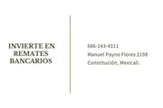 consultoria remates bancarios en Mexicali