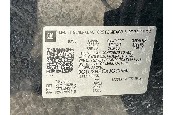 $26463 : GMC Sierra 1500 2018 4x4 SLT image 5