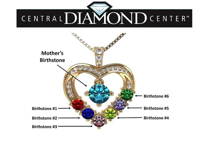 $80 : Mother Birthstone Necklace image 3