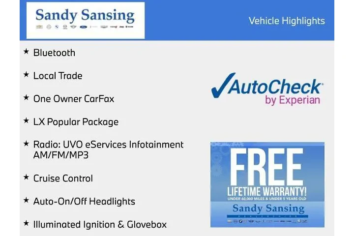 $5900 : Kia Forte 2018 LX 4dr Sedan image 4