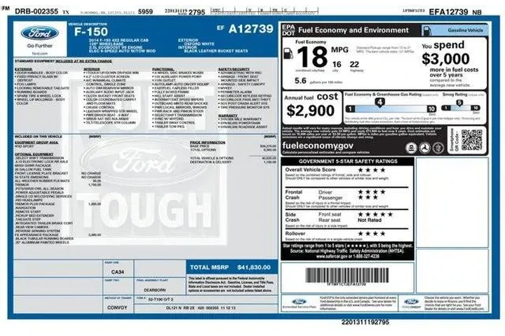 $20909 : Ford F-150 2014 4x2 FX2 2dr image 2