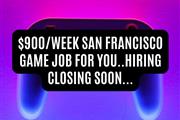$900/week San Francisco game en San Francisco Bay Area