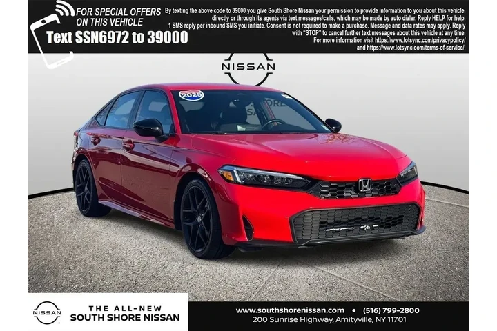 $24985 : Honda Civic 2025 Sport 4dr S image 1