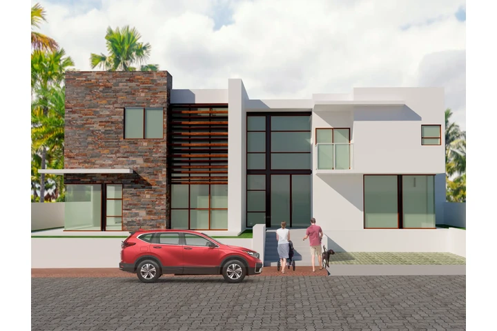 Planos en AutoCAD, Renders  3D image 2