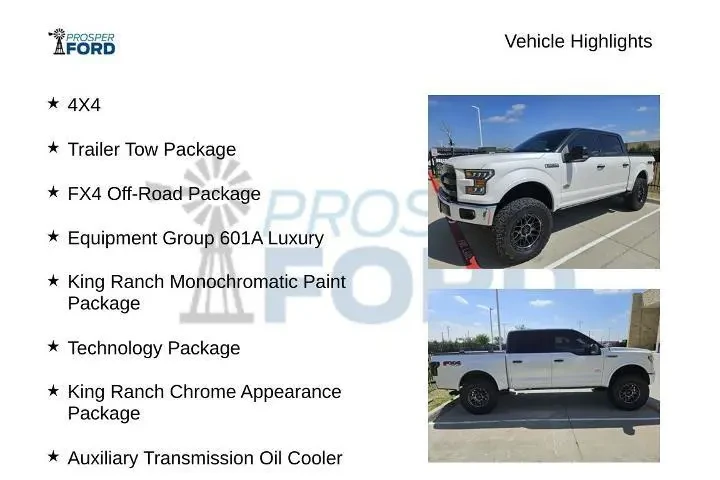 $32995 : Ford F-150 2017 4x4 King Ran image 5