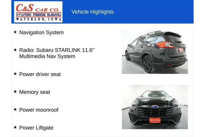 $34999 : Subaru Ascent 2023 AWD Onyx image 7