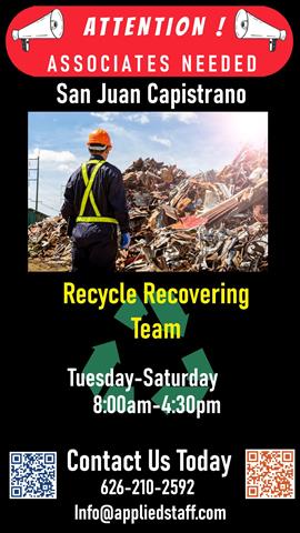 RECYCLING RECOVERY TEAM image 1