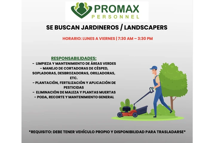 🌱 ¡Estamos contratando jardin image 1
