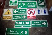 Señaléticas de seguridad-usada en San Salvador