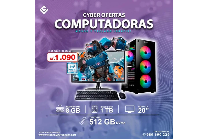 Computadora Intel Core i5 9na. image 4