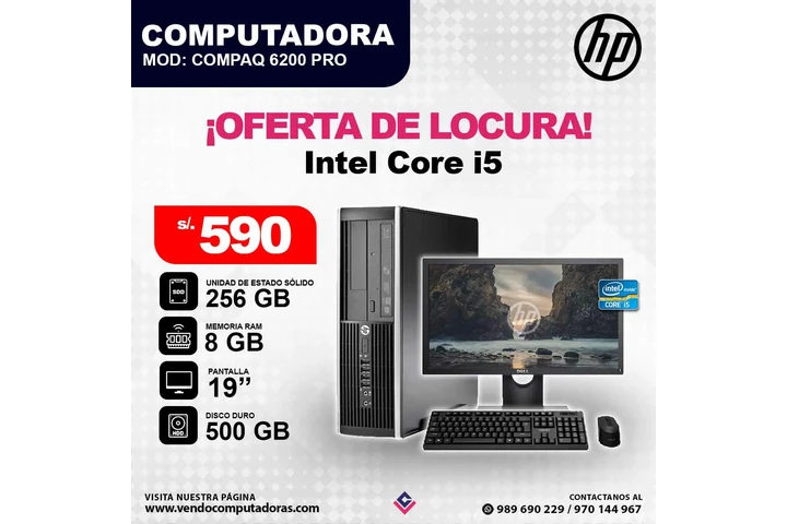 Computadora HP Intel Core i5 image 4