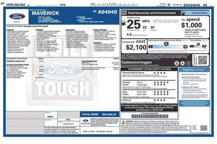 $32941 : Ford Maverick 2025 AWD XLT 4 image 2