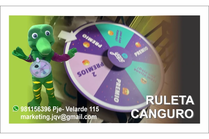 RULETAS DE MESA Y CANGURO image 1