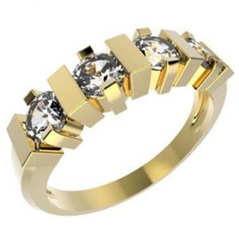 anillos de damas oro laminado image 3