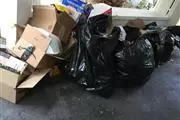 Camión de basura en Los Angeles