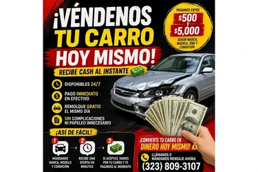 ¡¡PAGO LOS MEJORES PRECIOS!! en Los Angeles