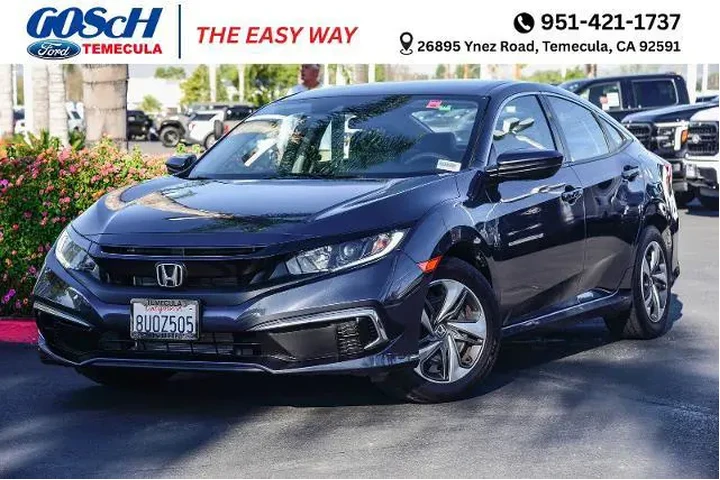 $17987 : Honda Civic 2020 LX 4dr Seda image 1