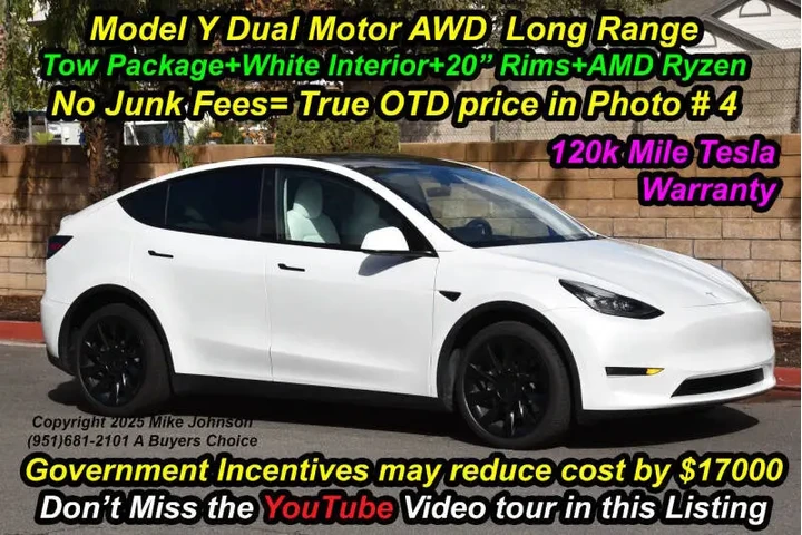 $28950 : 2022 Model Y Long Range image 2